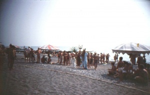 На празднике Нептуна в Сочи - 1986 год